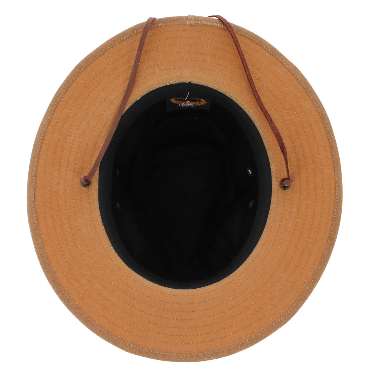 Henschel Hats Men's Waxed Cotton Outback Hat - Khaki