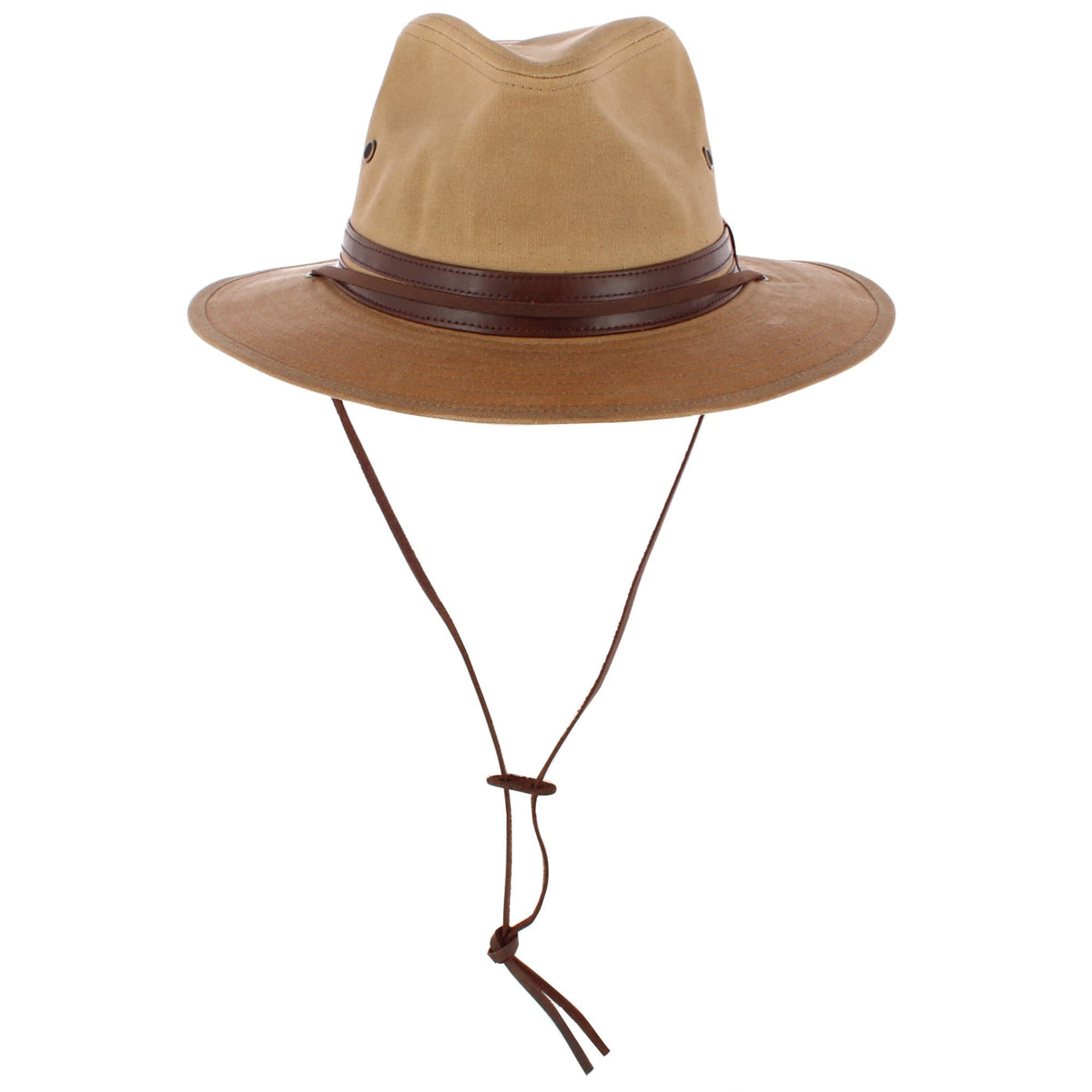 Henschel Hats Men's Waxed Cotton Outback Hat - Men's Waxed Cotton Outback Hat