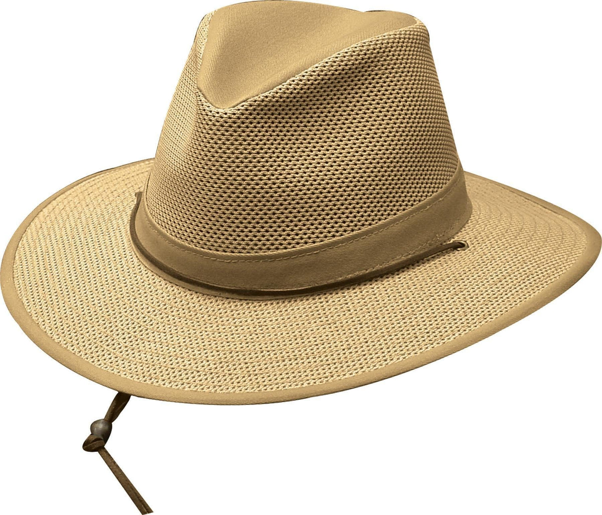 Henschel Men's Polycotton Packable Mesh Breezer Safari Hat