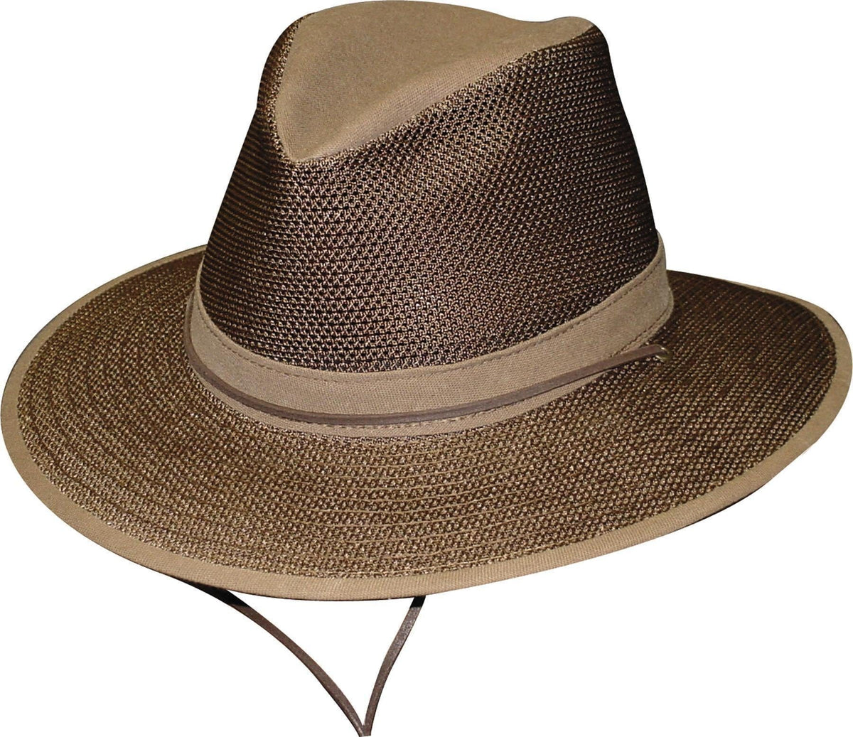 Henschel Men's Polycotton Packable Mesh Breezer Safari Hat - Earth