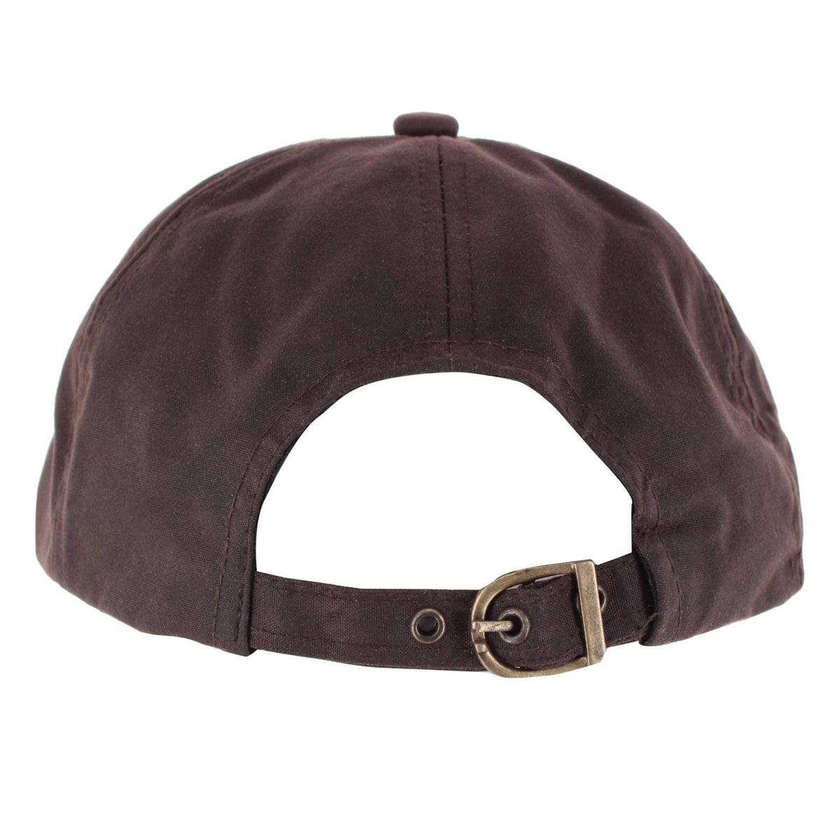Henschel Hats Men's Waxed Cotton Leather Baseball Hat - Brown
