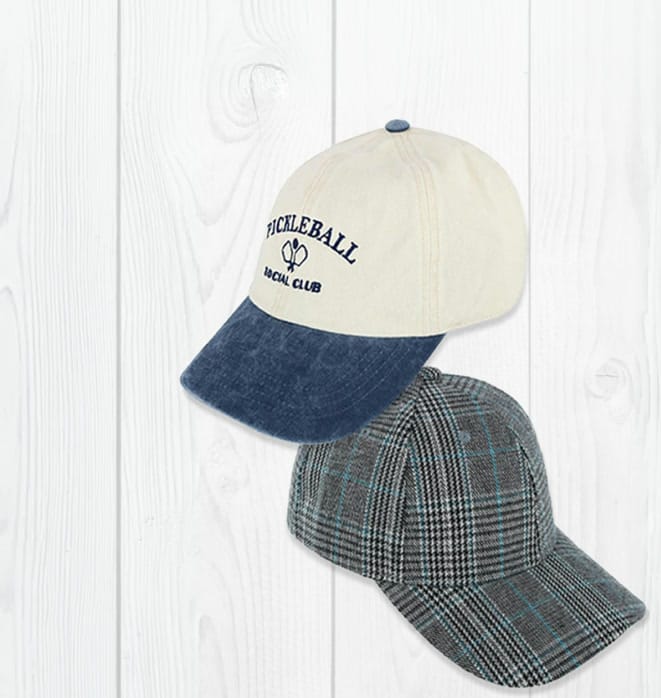 Assorted men's and women's hats and headwear collection
