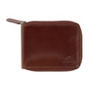 Men's Leather Zip-Around Wallet with Removable ID Holder
