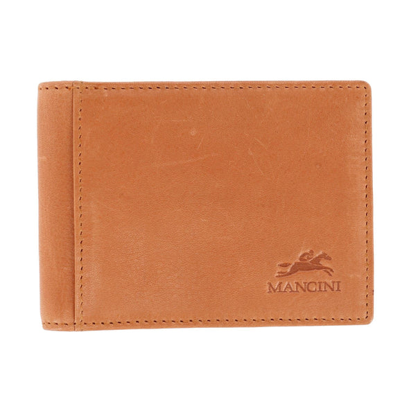 Men's Leather Bellagio RFID Deluxe Magnetic Money Clip Wallet