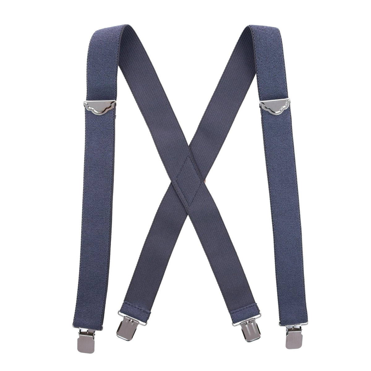 Dickies Men's Elastic X-Back Heavy Duty Clip-End Work Suspender Braces - Charcoal
