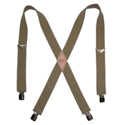 Men's Elastic X-Back Heavy Duty Clip-End Work Suspender Braces