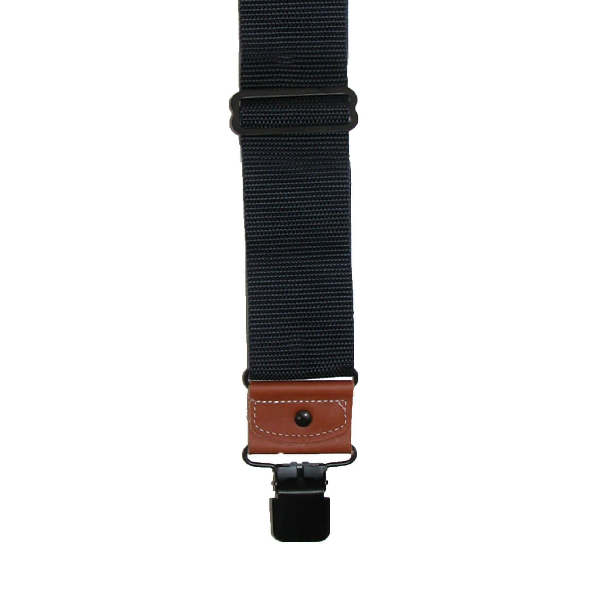 Dickies Men's Industrial Strength Ballistic Nylon Clip End Work Suspenders - Black