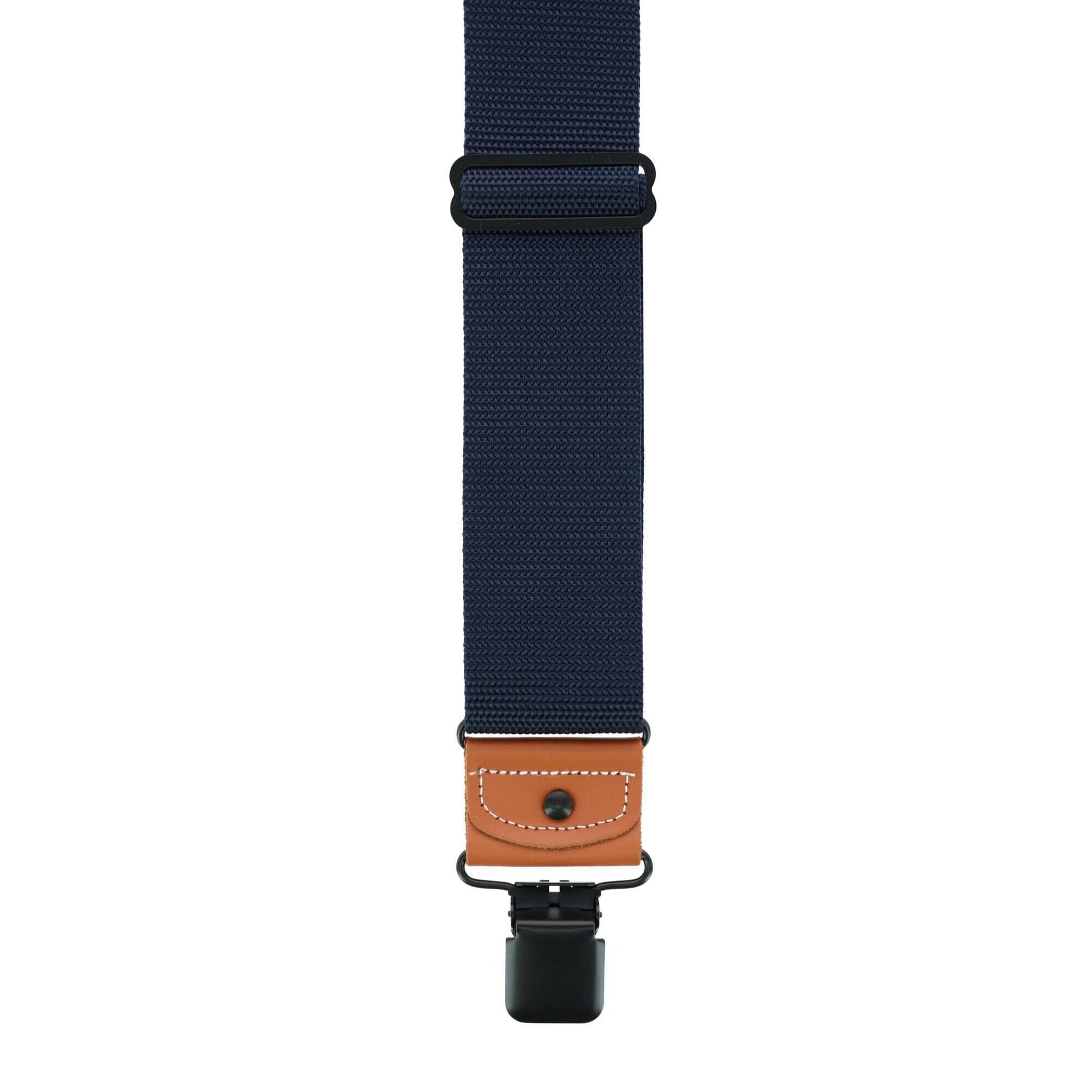 Dickies Men's Industrial Strength Ballistic Nylon Clip End Work Suspenders - Navy