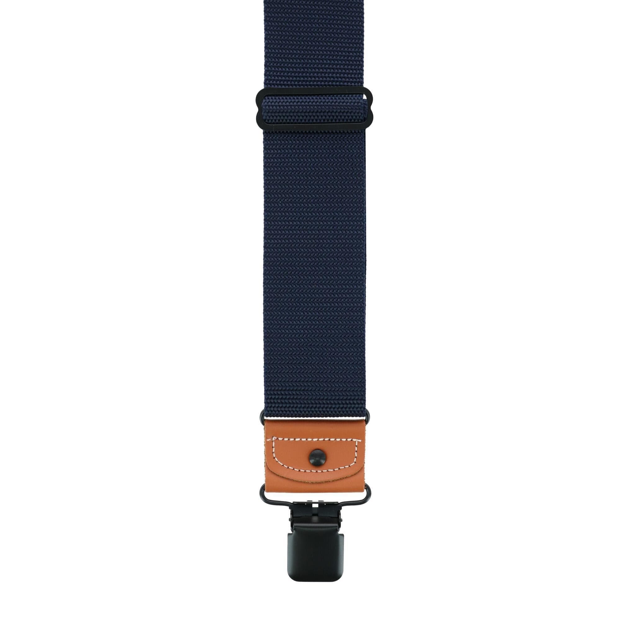 Dickies Men's Industrial Strength Ballistic Nylon Clip End Work Suspenders - Navy