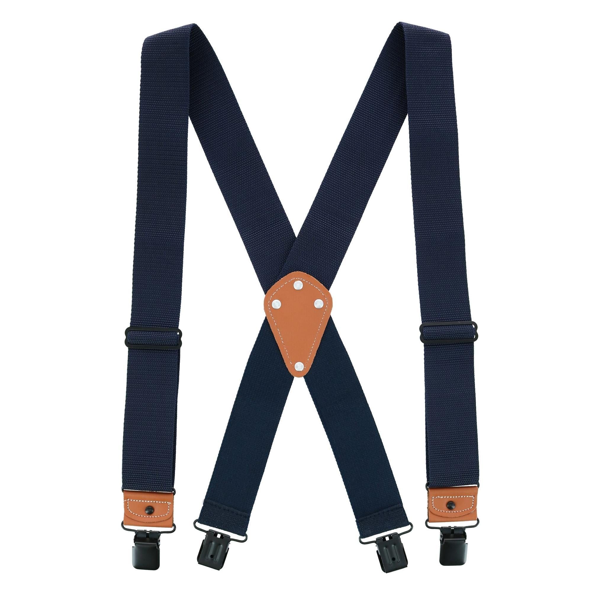 Men's Industrial Strength Ballistic Nylon Clip End Work Suspenders by ...