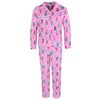 Girls Gnome Velour Notch Button Down Long Sleeve Pajama Set