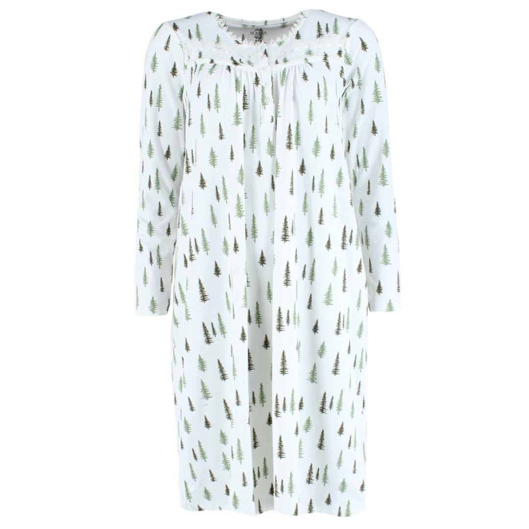 Rene Rofe Women's Comfort & Joy Sleep Night Gown - Pine