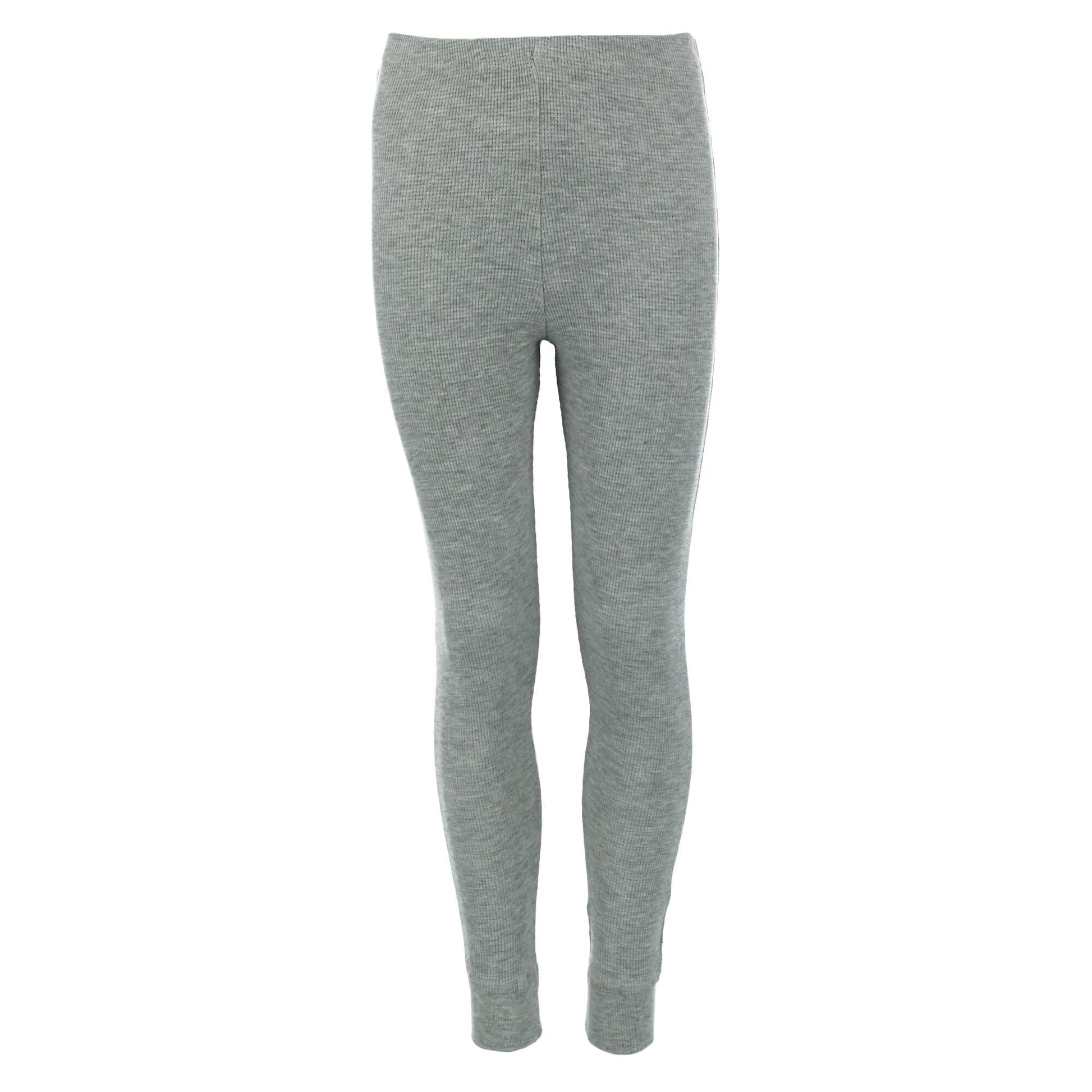 Only Boys Kid's Waffle Thermal Long Underwear 2-Piece Set - Grey