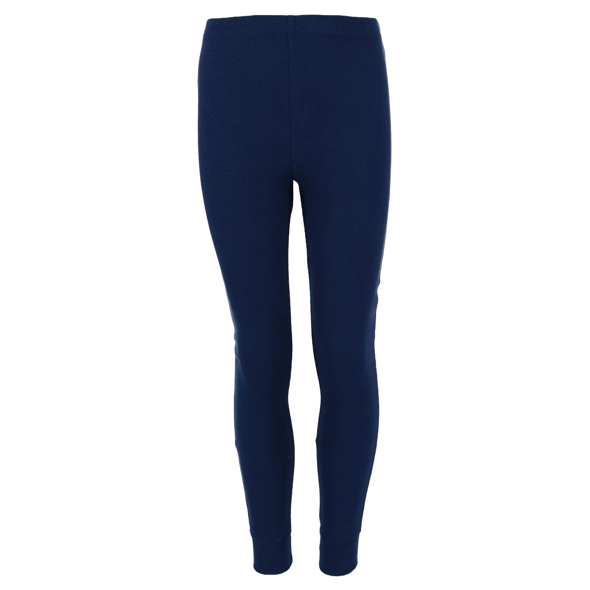 Only Boys Kid's Waffle Thermal Long Underwear 2-Piece Set - Navy