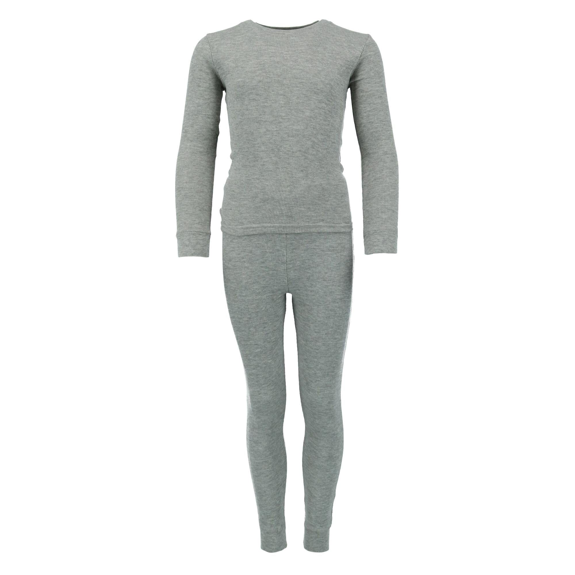 Only Boys Kid's Waffle Thermal Long Underwear 2-Piece Set - Kid's Waffle Thermal Long Underwear 2-Piece Set