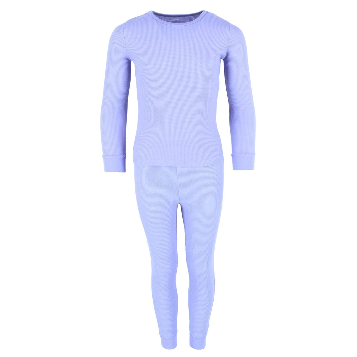 Rene Rofe Girl's Waffle Thermal Long Underwear 2-Piece Set - Girl's Waffle Thermal Long Underwear 2-Piece Set