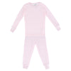 Toddler Girl's Waffle Thermal Long Underwear 2-Piece Set