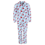 Girl's Winter Gnome Velour Pajama Set