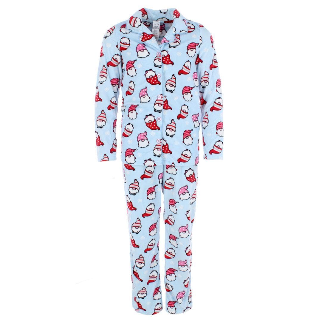 Rene Rofe Girl's Toddler Velour Winter Gnome Pajama Set - Girl's Toddler Velour Winter Gnome Pajama Set
