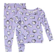 Toddler Girl's Cute Kitten Snug Fit Pajama Set