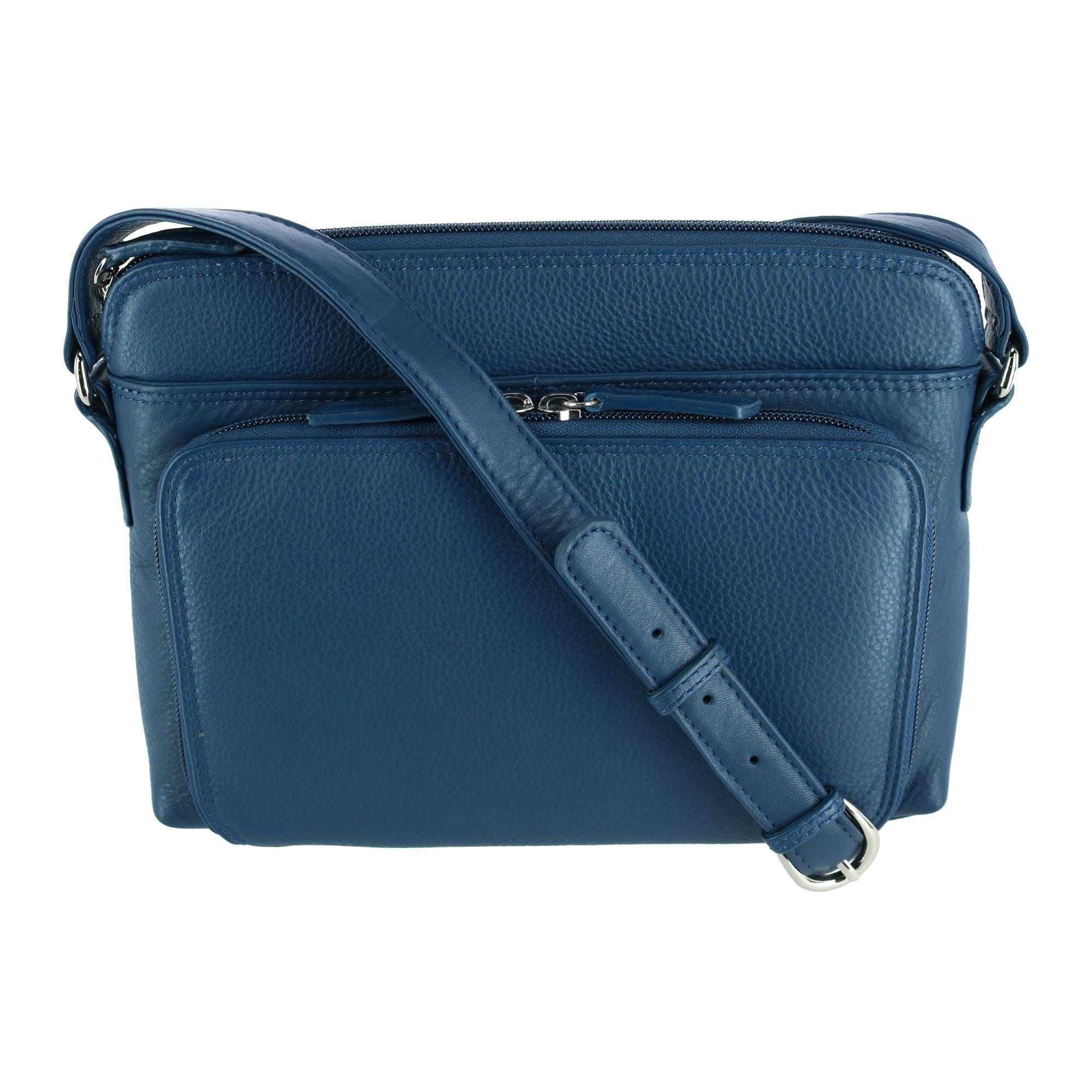 C leather crossbody bag Chloé Navy in Leather - 27565637