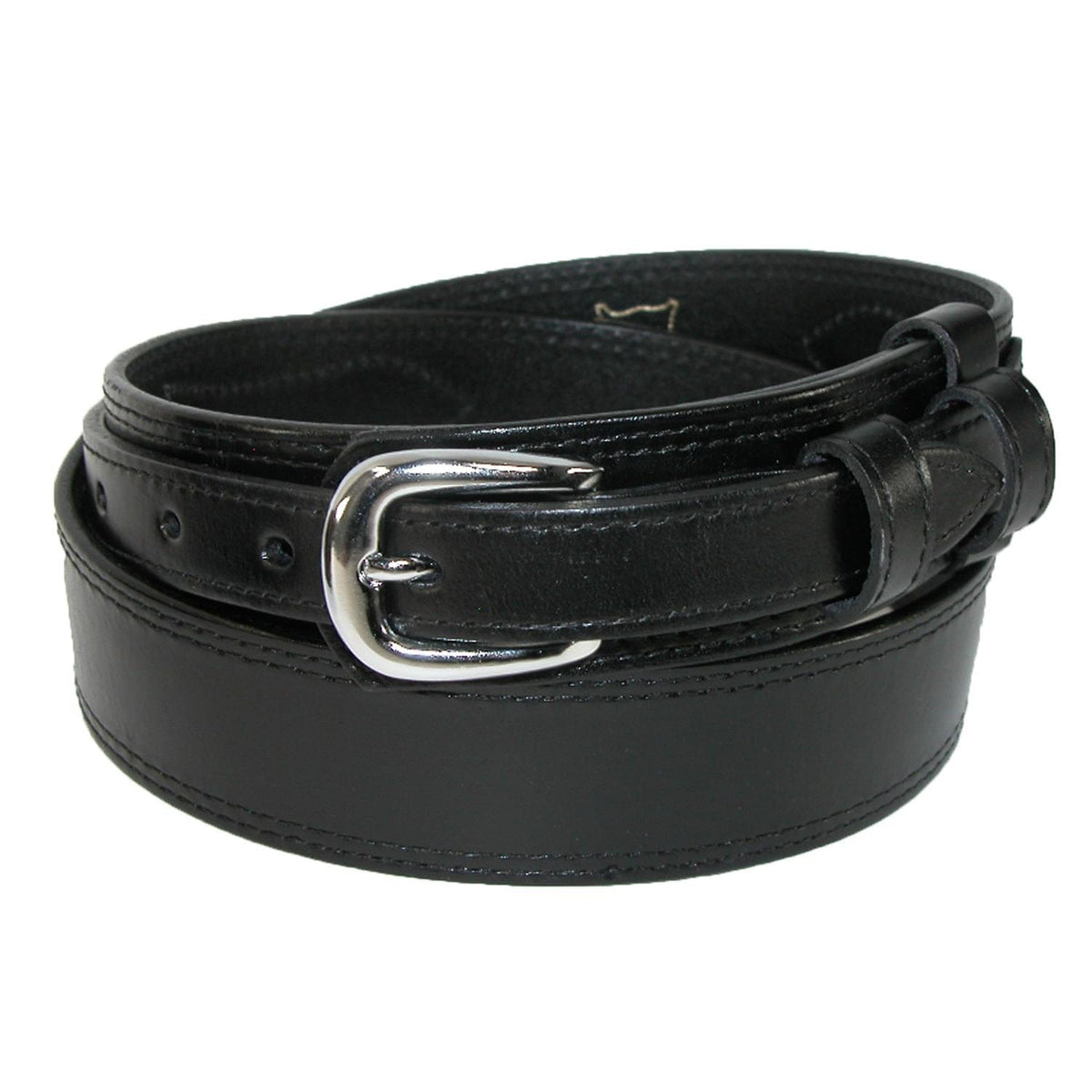 CTM® Men's Leather Removable Buckle Ranger Belt