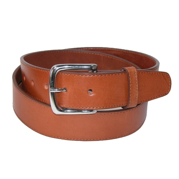 Men's Leather Money Belt Removable Buckle