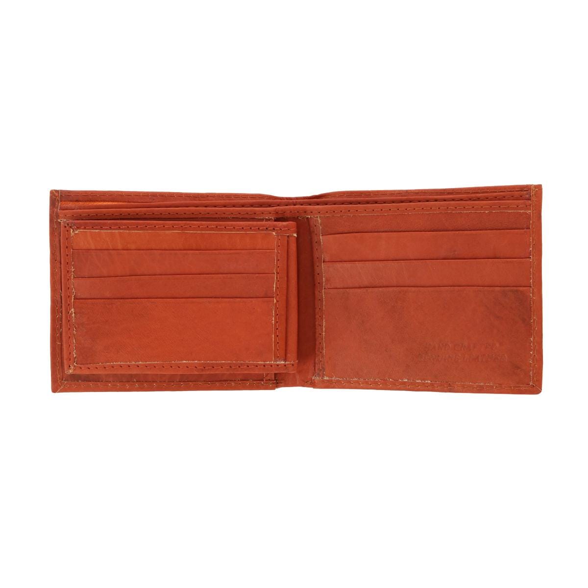 CTM® Kid's Leather Western Themed Bi-Fold Wallet - Horse and Horseshoe
