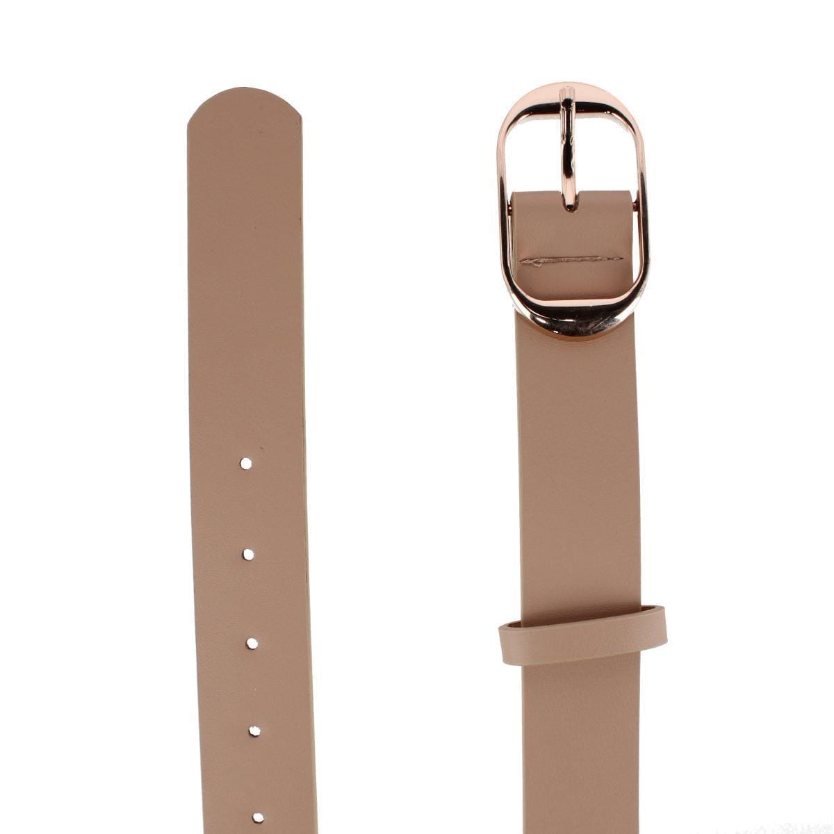 CTM® Women's Plus Size Belt with Centerbar Buckle (Pack of 2 Colors) - Black & Beige