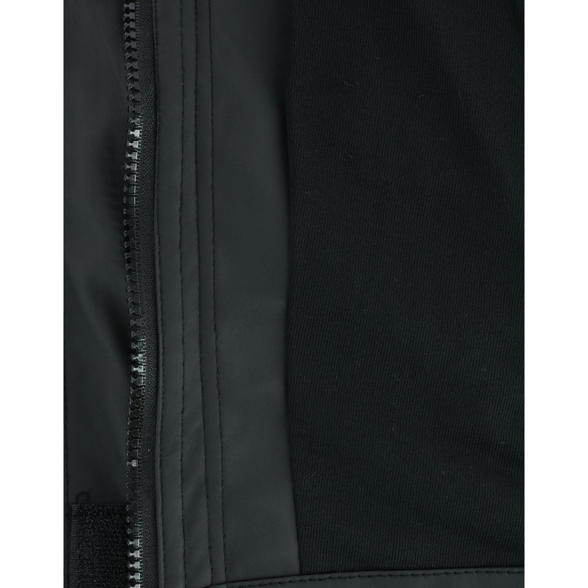 I5 Apparel Kid's Hooded Rain Slicker Jacket with Toggle - Black