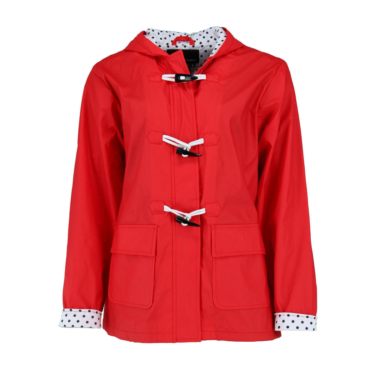 I5 Apparel Kid's Hooded Rain Slicker Jacket with Toggle - Kid's Hooded Rain Slicker Jacket with Toggle