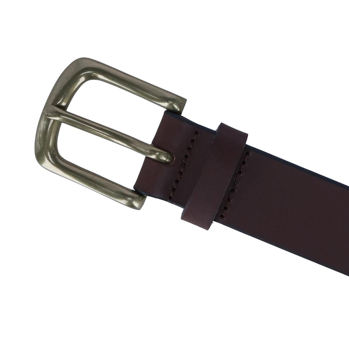 Ibex England Men's Hand Stitched 35mm Polo Belt - Navy/Light Brown
