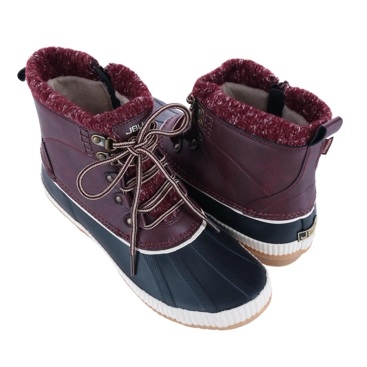 JBU by Jambu Women's Athena Waterproof Rain Boot - Burgundy