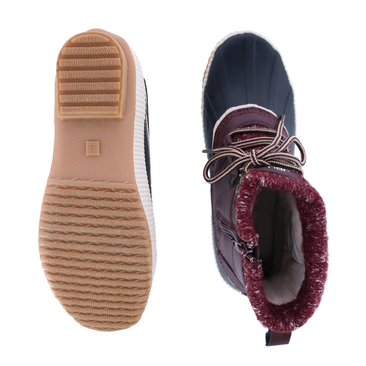 JBU by Jambu Women's Athena Waterproof Rain Boot - Burgundy
