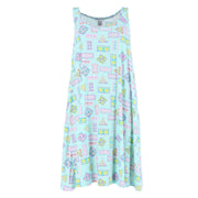 Women's Floral Patchwork Sleeveless Nightgown by Elegant Emily