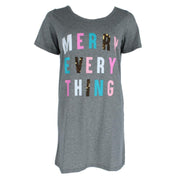 Women's Merry Everything Short Sleeve Night Shirt