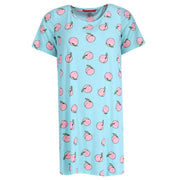 Women's Peaches Short Sleeve Night Shirt