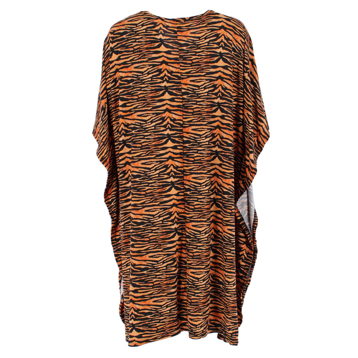 Gabriella Women's Tiger Print Caftan One Size Nightdress - Orange
