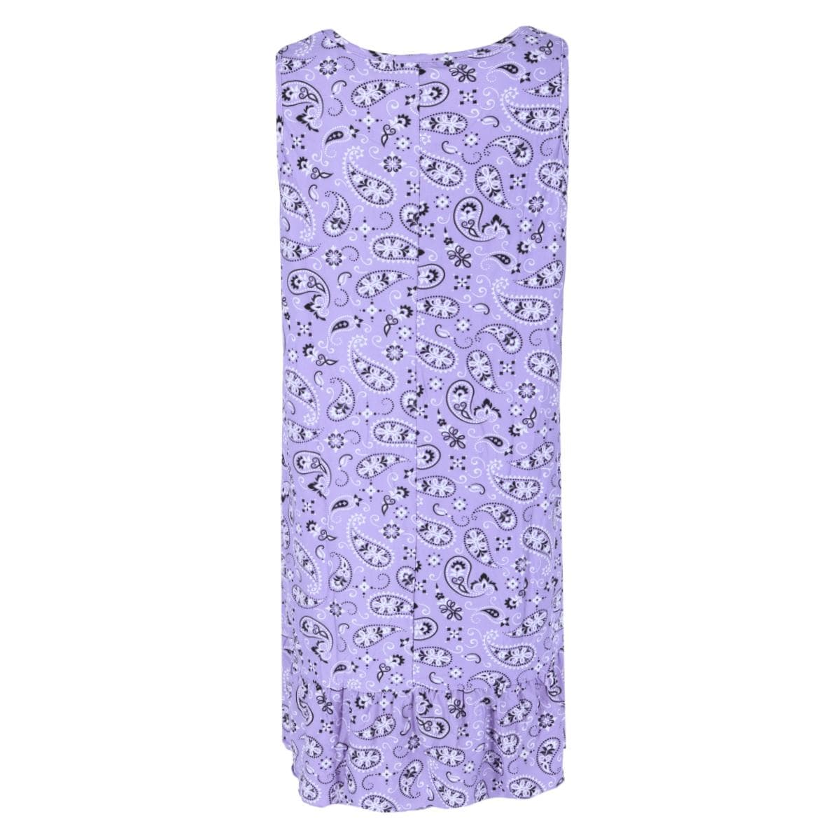 5 More Minutes Women's Paisley Sleeveless Sleep Gown - Purple