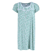 Women's Short Sleeve Floral Gown