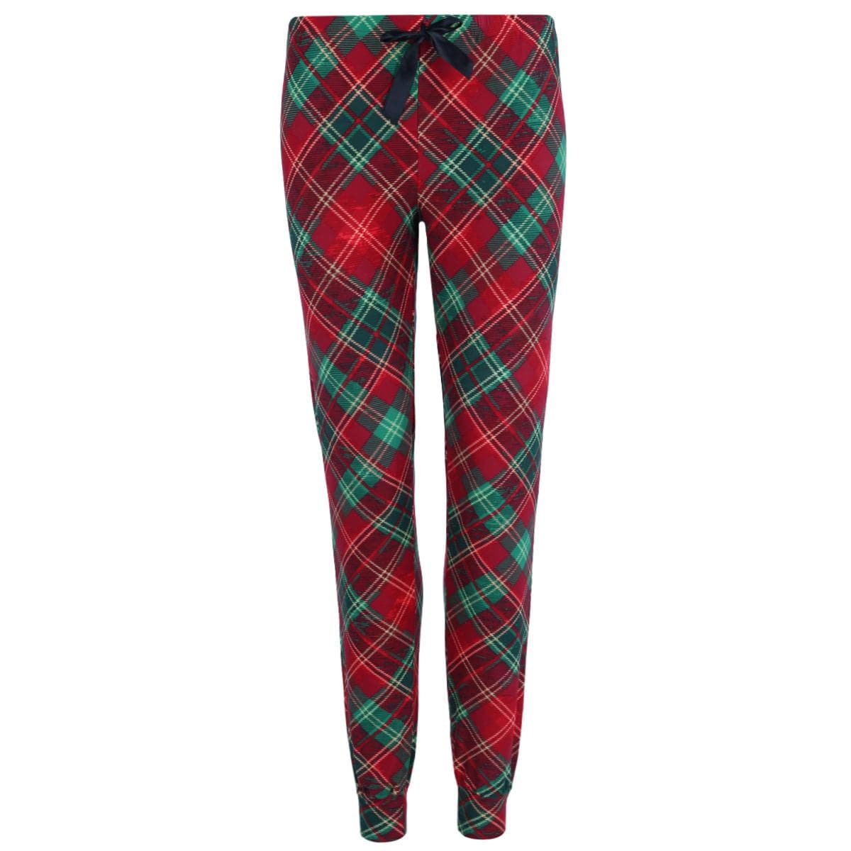 Roll Outta Bed Women's Plaid Jogger Lounge Pants - Women's Plaid Jogger Lounge Pants