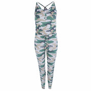 Women's Camo Print Knit Pajama Jumper