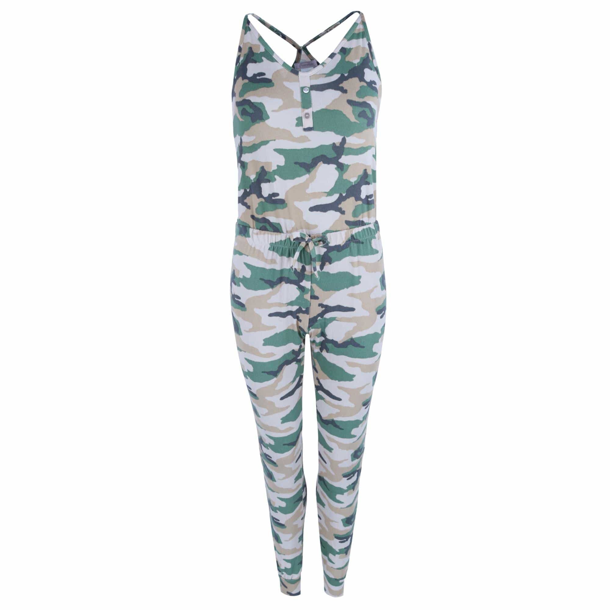Overslept Women's Camo Print Knit Pajama Jumper - Women's Camo Print Knit Pajama Jumper