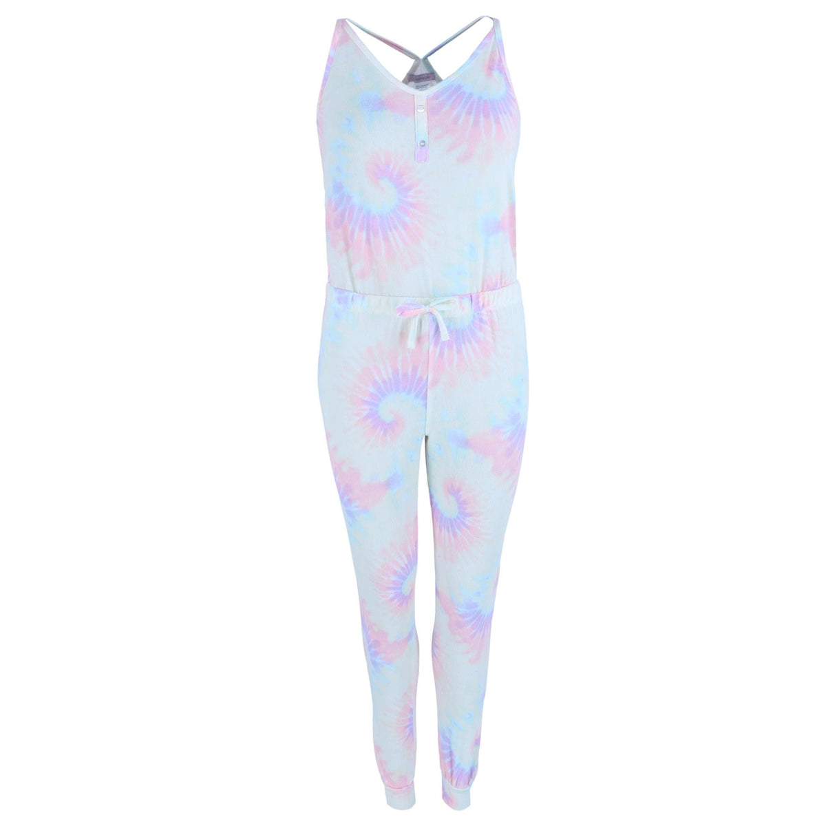 Overslept Women's Tie Dye Knit Jumper Pajama - Tie Dye