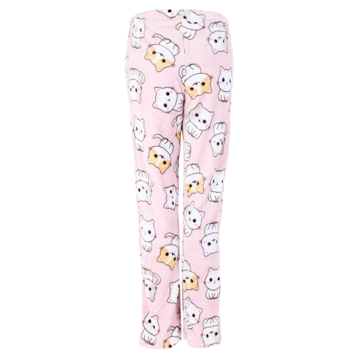 em & alfie Women's Plush Kitty Pajama Pant by em & alfie - Pink