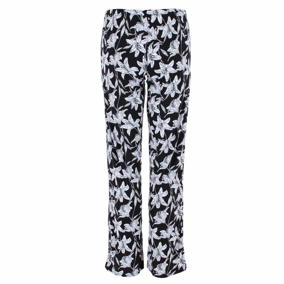 CTM® Women's Lillies Pajama Pants by Not A Morning Person - Black
