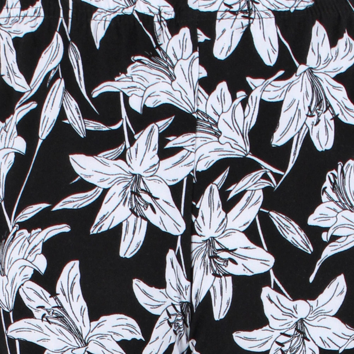 CTM® Women's Lillies Pajama Pants by Not A Morning Person - Black