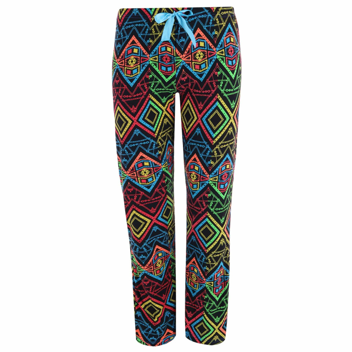 Simply Fabulous Women's Colorful Print Sleep Pants - Multi