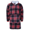 Women's Plaid Humongo Hoodie Lounge Shirt