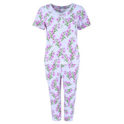 Women's Floral Capri Sleep Set